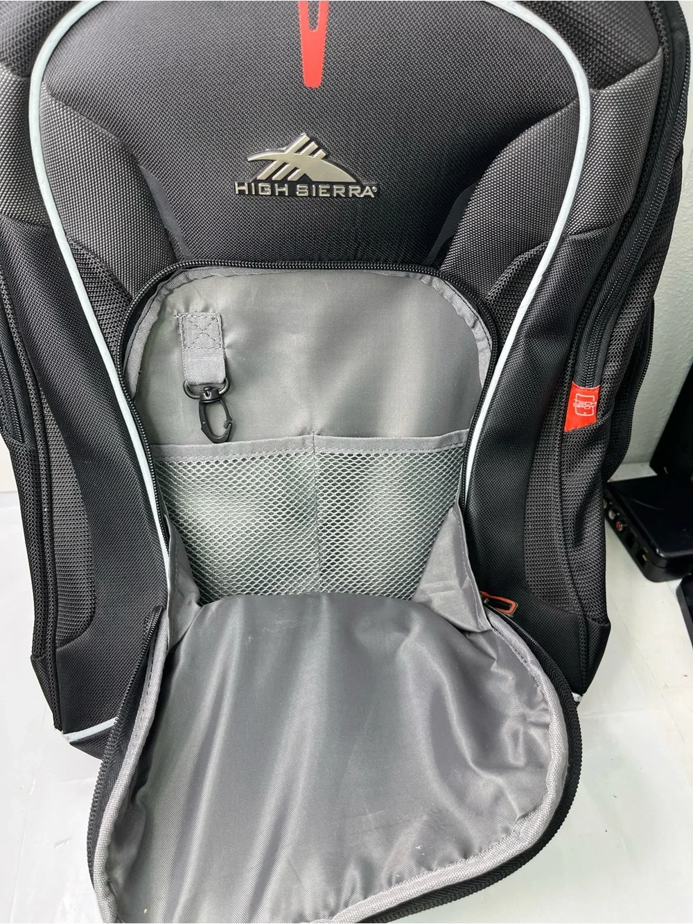 High Sierra Adventure Travel 7 Wheeled Backpack Rolling Carry-On Luggage